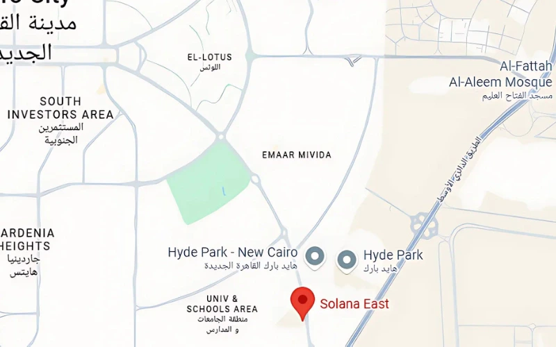 لوكيشن سولانا ايست