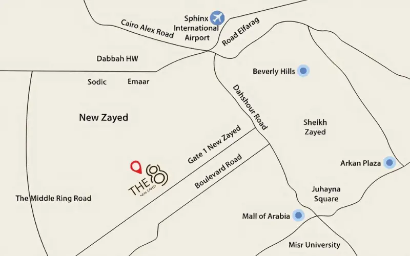 كمبوند ذا ايت زايد الجديدة The 8 New Zayed