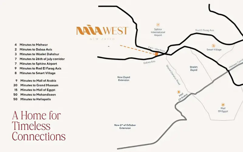 كمبوند نايا ويست زايد الجديدة Naia West New Zayed