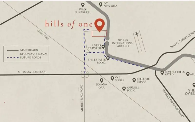 كمبوند هيلز اوف وان الشيخ زايد Hills Of One